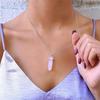 Jewelry Personality Short Bullets Natural Crystal Stone Pendant Clavicle Necklace
