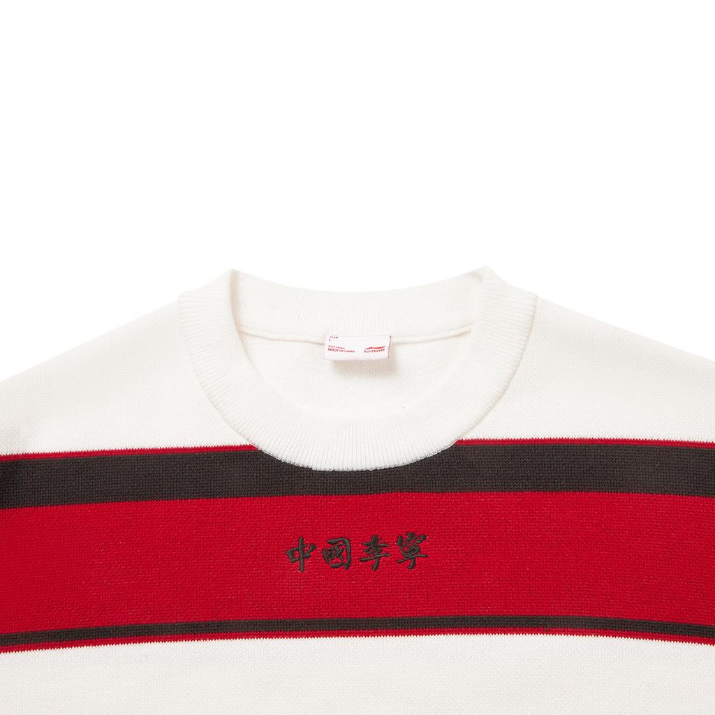 Мужской трикотаж Li Ning Цвет: Слоновая кость Вырез: Круглый Стиль: Умеренный Другое AMBW209-3