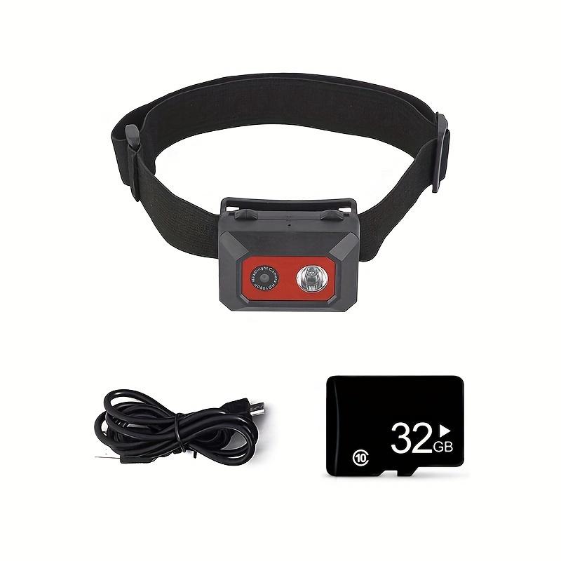 1080P Head-mounted Headlight LED Fill Light Sports Camera Camera