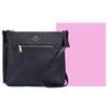 Coach Rowan 26 Classic Monogram Leather Document Crossbody Shoulder Bag Medium Women Bags Black Gray C1556-IMBLK