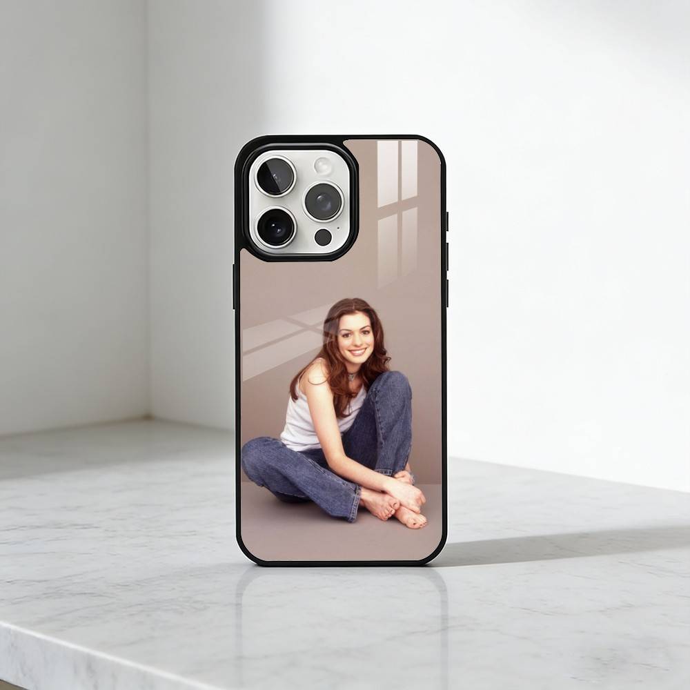 Чехол для телефона Actor Anne H-Hathaway-y Белая Королева для iPhone17,16,15,14,13 Plus,Pro Max Магнитный Для Magsafe Беспроводной Зарядки