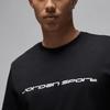 Nike Хлопковая футболка с круглым вырезом, логотипом из букв, обычного кроя, с короткими рукавами, мужская, топы, черная FZ1931-010