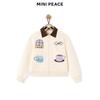 MINIPEACE Girls' Barn-Style Knit Cardigan Jacket