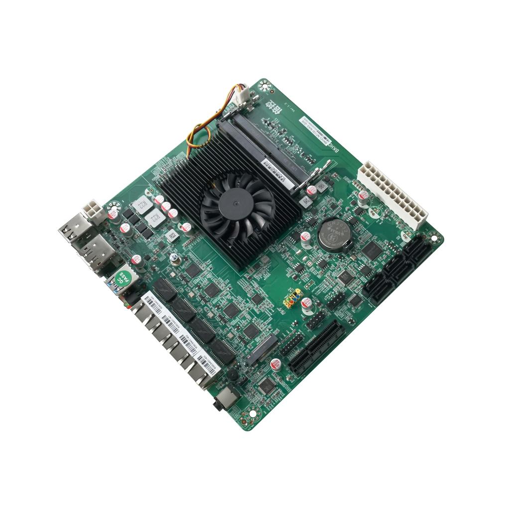 Более дешевая материнская плата Mini NAS N5105, 4 ядра, 6*SATA3.0, 4*2.5G I226, 1*PCIE, 17x17см, 2*DDR4, ITX, материнская плата для файрвола/маршрутизатора