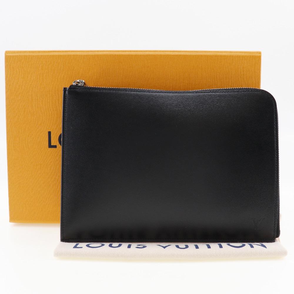 Louis Vuitton Клатч Pochette Jules PM R99303 Nomad Noir черный Телячья кожа унисекс Б/у