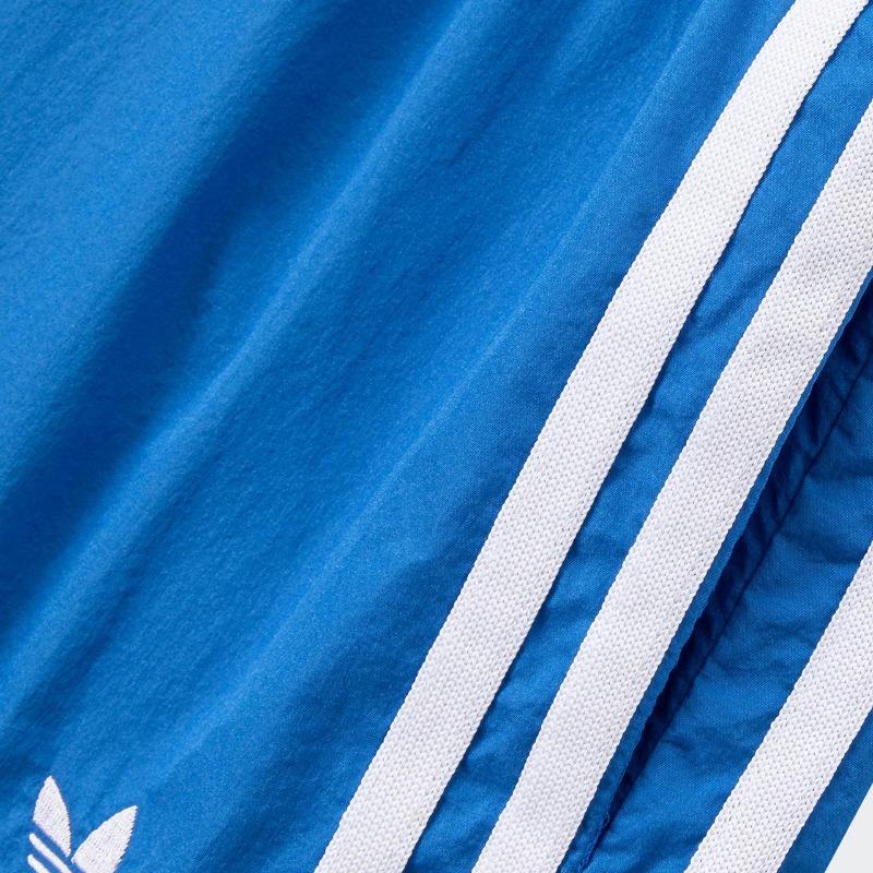 adidas Оригинальные шорты SS24, удобные эластичные спортивные шорты со средней талией и принтом логотипа, женские шорты Bird-Feather-Blue KA3925