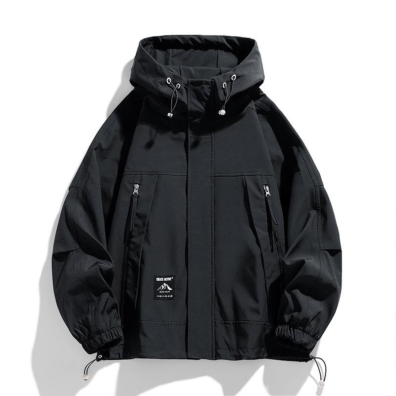 Куртка мужская весенняя свободная трендовая свободная куртка для инструментов мужская красивая универсальная верхняя часть
