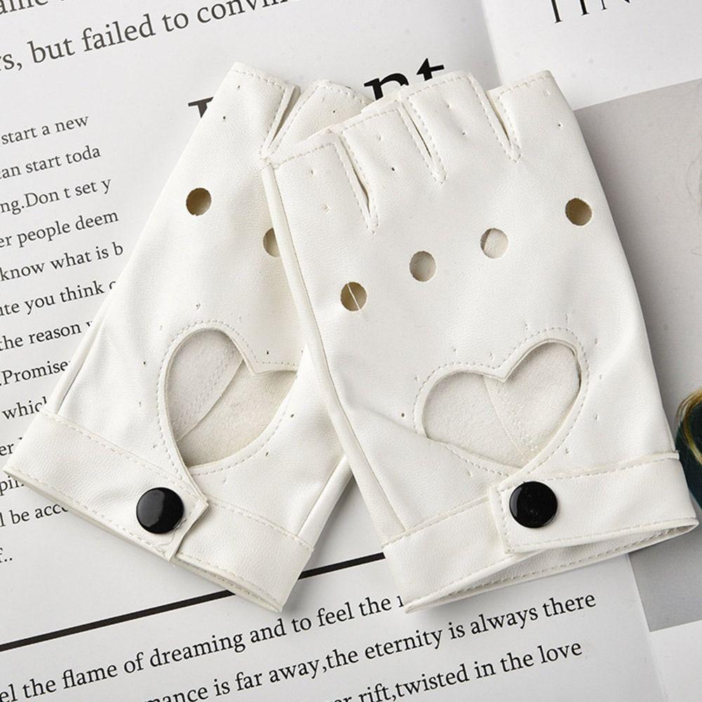 Женские и мужские танцевальные варежки, варежки для косплея, перчатки с пятью пальцами, перчатки из искусственной кожи, женское платье для вождения