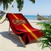 La Roja Print Beach Towel, Large Soft Quick Dry Towel for Beach Camping Swimming