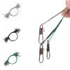 1PC Rolling Fishhook Line Stainless Steel Anti-bite Line With Swivel Fishing Leash Wire Accessories