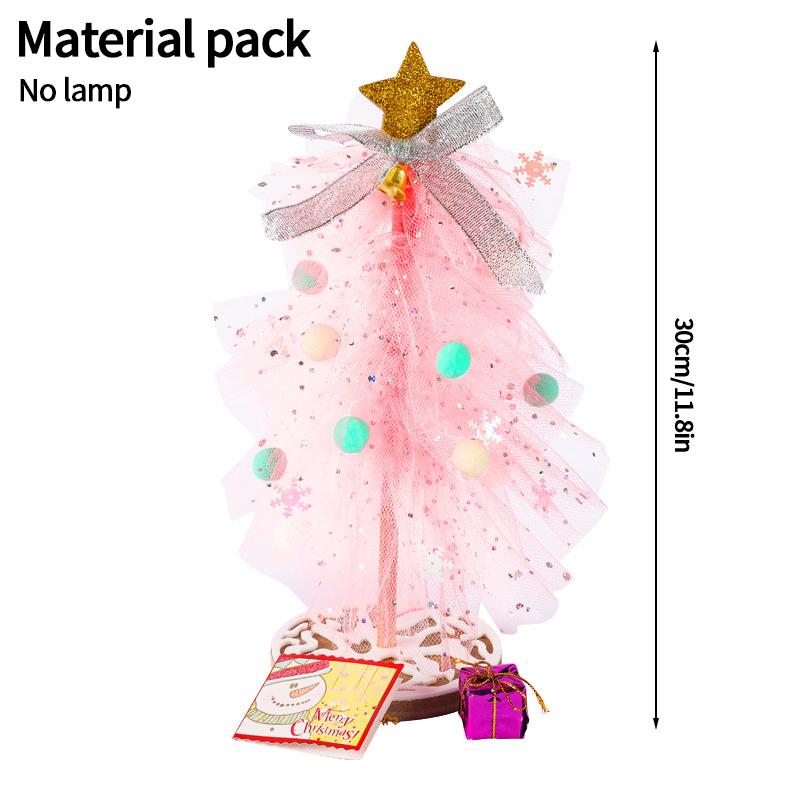 Christmas Supplies Christmas Ornaments Diy Material Package Desktop Ornament Christmas Toys for Kids Adornos De Navidad