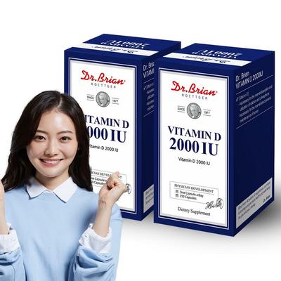 Подростки Старшеклассники Витамин D Доктор. Брайан D3 2000МЕ 150 капсул большой емкости для беременных женщин и кормящих матерей для всей семьи тип D,