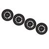 4 PCS RC Vehicle Wheels Rims 2.9in 12 Hole Aluminum Alloy RC Model Car Non Stick Metal Wheel Hub for 1 6 AXAIL SCX6