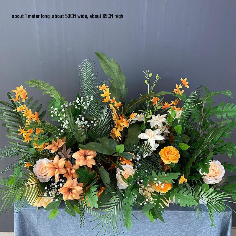 Искусственный Цветочный Декор для Свадебного Места Проведения: для Дорожки, Сцены и Банкетного Зала