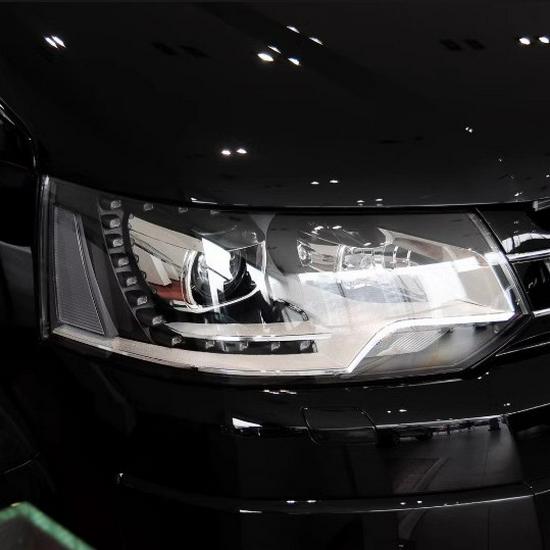 Совместим с Multivan T5 (2012-2015) Крышка фары - Прозрачный плафон/корпус