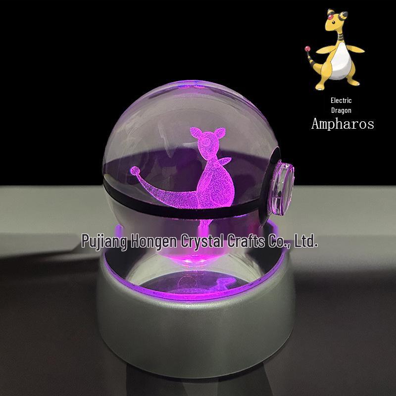 Светящийся кристальный шар Eevee, ночник-украшение