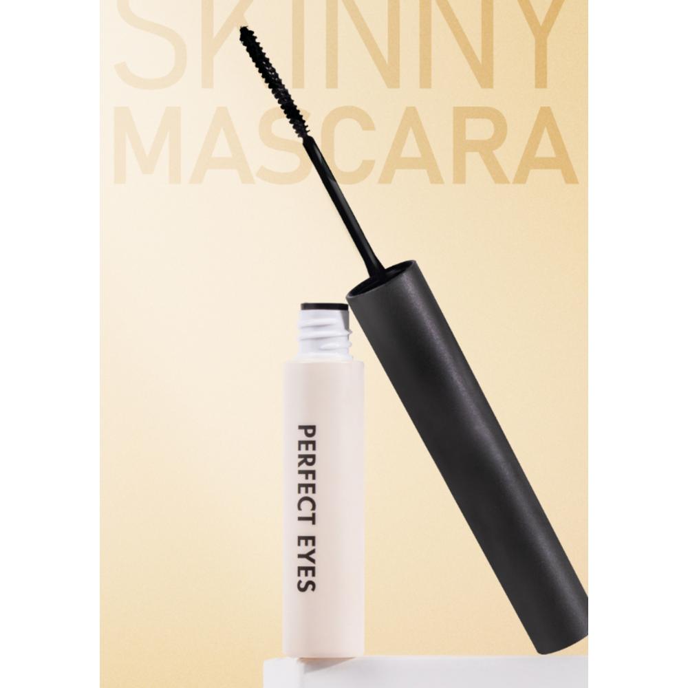 Tony Moly Тушь для ресниц Perfect Eyes Skinny 3 г, 01 Пепельно-черный, 1 шт.