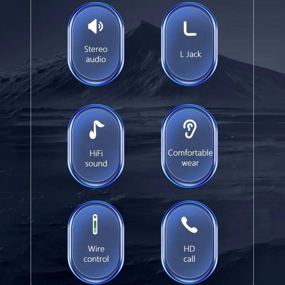 Проводные наушники с микрофоном 3,5 мм, Hi-Fi L-разъем, гарнитура с магнитной присоской, игровые проводные наушники, MP3