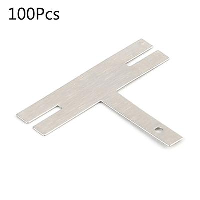 Для Т-образной формы 100 шт. никелевых листов, длинных аккумуляторных точечной сварочной машины, сварочных шайб, никелированной стальной ленты, полосового листа