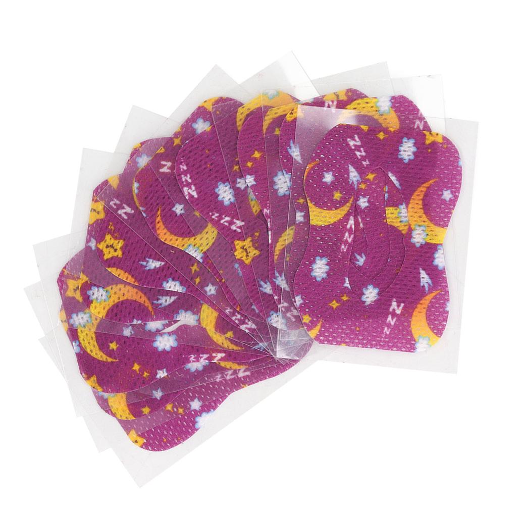 Kids Sleep Strip Mouth Shape Reducing Mouth Breathing Nasal Strip for Snoring Relief Purple M