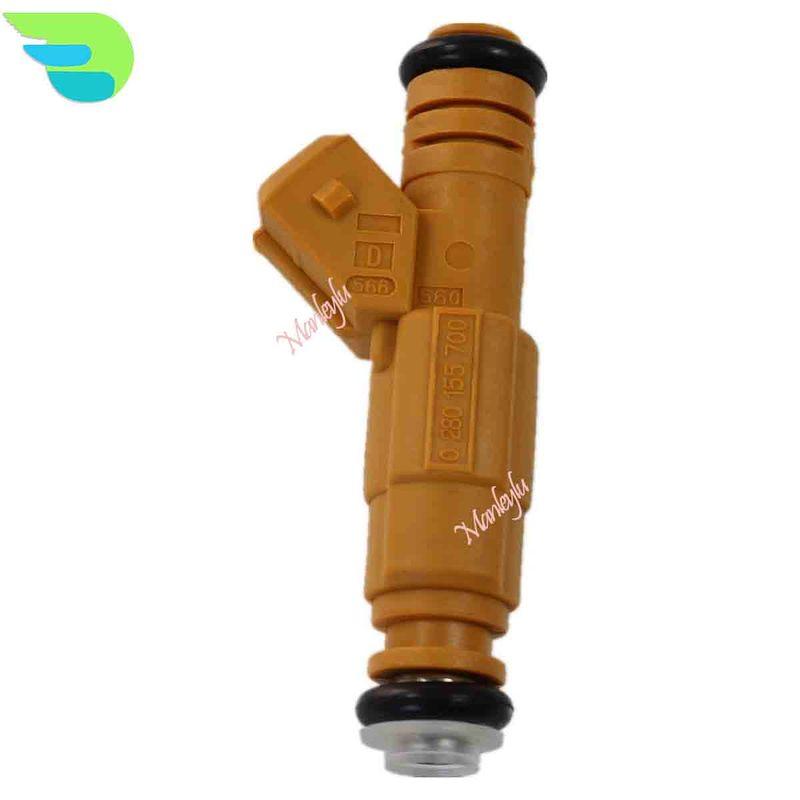 4pcs 4 Hole Fuel Injectors fit for Jeep Cherokee Grand Cherokee 1987-1998 Wrangler Comanche 4.0L 0280155710 0280155700