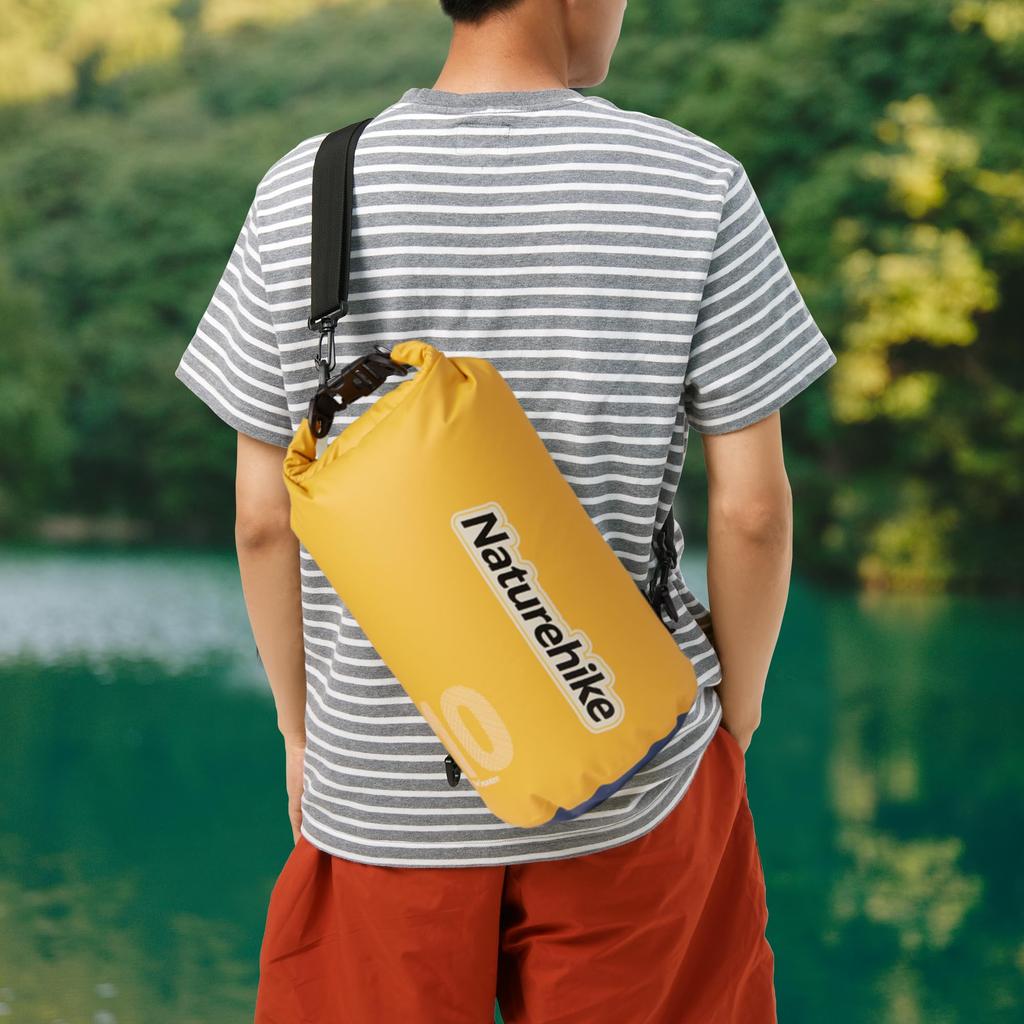Официальный магазин Naturehike Полностью водонепроницаемый рюкзак, Ультралегкий, Объем 25 л, с отделениями для мокрых и сухих вещей, Идеально подходит для велоспорта, пеших прогулок и многого другого.