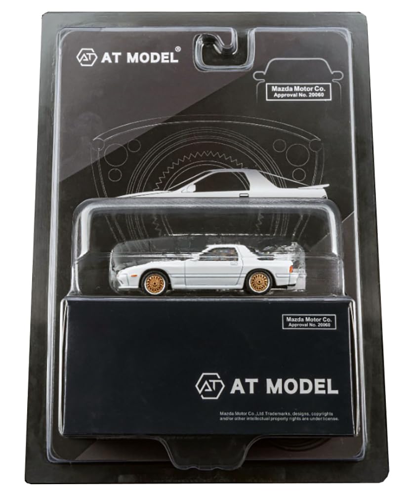 Freestyle AT MODEL Масштаб Mazda RX7 FC3S Infini White Блистерная упаковка Готовая модель AT64006 1/64