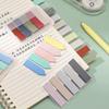 Marker Sticker Paper Writable Memo Sticker Label Student Office Supplies Sticky Notes Makaron Color Transparent Point It Marker