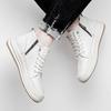 Новые мужские туфли из натуральной кожи, повседневная обувь, роскошные мужские ботильоны, толстые мотоциклетные ботинки, высокие мужские кроссовки белого цвета