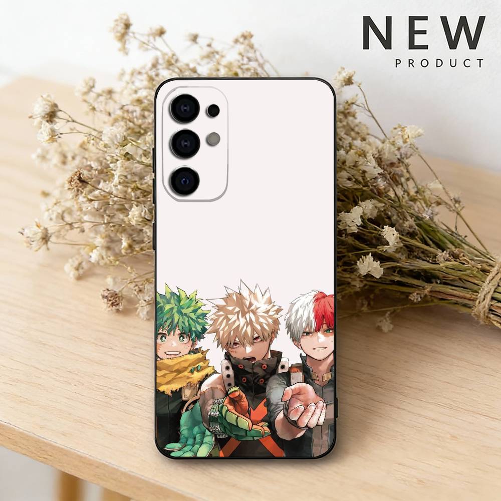 Чехол для телефона B-Boku no Hero A-Academia для Samsung S26,25,24,21,22,23,30,20,Ultra,Plus,Fe,Lite Черный Мягкий Чехол