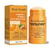 Turmeric Clay Skin Brightening Facial Mask Stick Deep Cleansing And Shrinking Pores Apply Mud Mask 40g