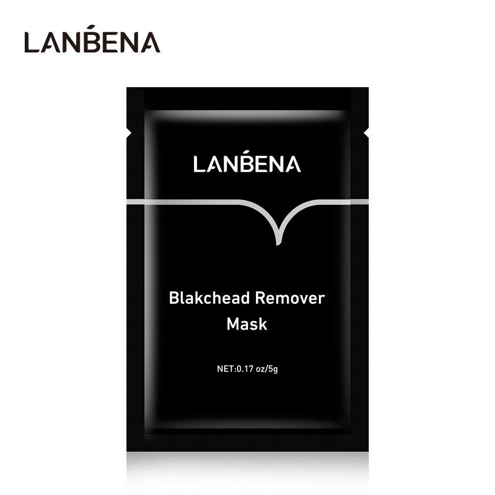 Маска от черных точек с бамбуковым углем LANBENA удаляет черные точки и очищает поры