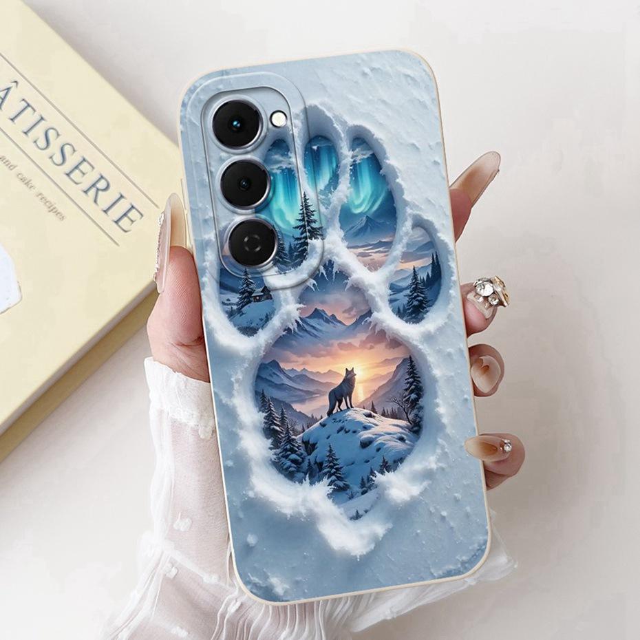 Красивый Цветочный Чехол Для Телефона Tecno Spark 40 Pro Plus Мягкий Силиконовый Ударопрочный Чехол Для Tecno Spark 40 Pro+ 40Pro Бамперы