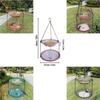 Flower Shaped Bird Bathtub Transparent Hummingbird Feeder Hanging Bird Feeder  Balcony