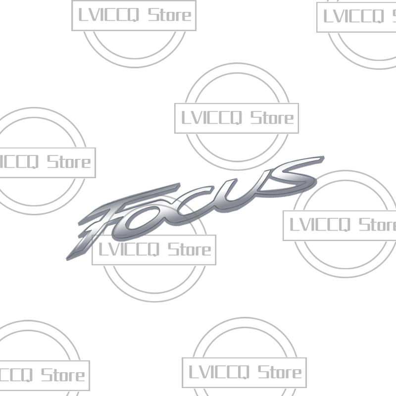 LLC3 For Ford Focus Car Emblem 3D Metal Hybrid ST Line MK2 MK3 MK4 Logo Body Decals Sticker Rear Tail Trunk Boot Letter Badge Styling
