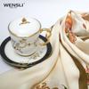 Wanshili Silk Scarf & Porcelain Gift Set