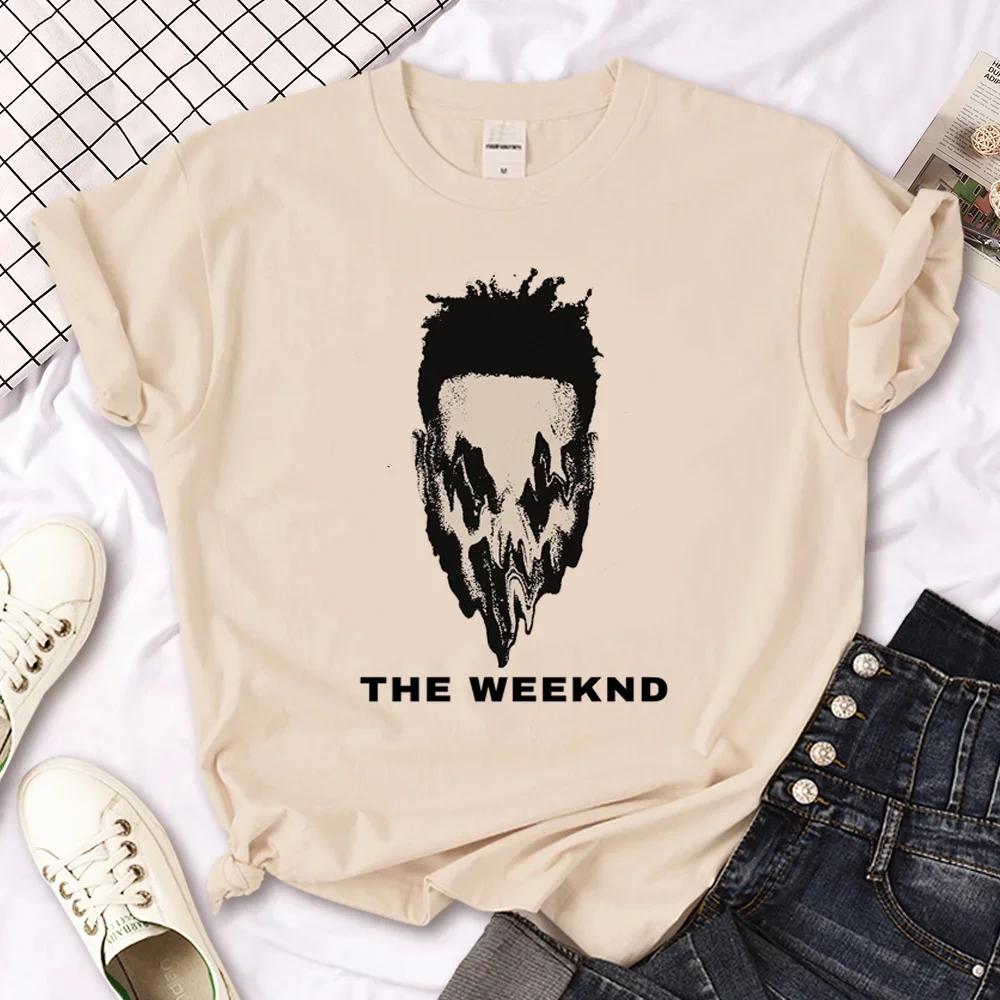 Футболка The Weeknd женская, японский графический топ, девушка, японская манга, одежда в стиле Y2K
