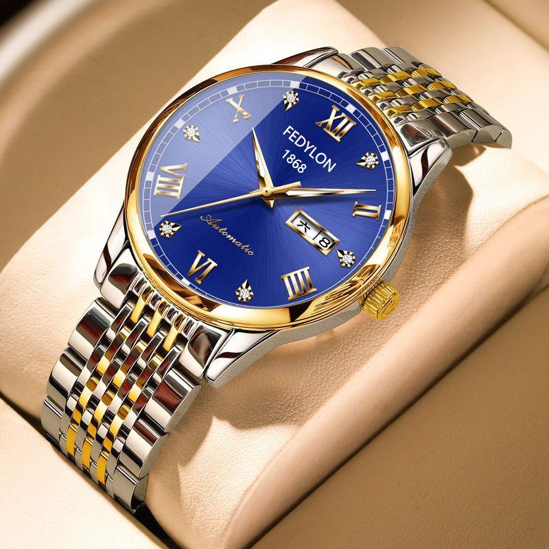 Мужские студенческие светящиеся водонепроницаемые деловые модные европейские и американские часы мужские кварцевые часы