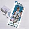 1pc Number 7 Soccer Beach Towel with Custom Name, Beach and Seaside Swimming Pool Equipment, Fashion Pattern, Rectangular, Travel Essential