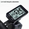 Беспроводной GPS-велокомпьютер 2,4-дюймовый ЖК-экран Велосипедный спидометр Одометр с автоподсветкой и креплением