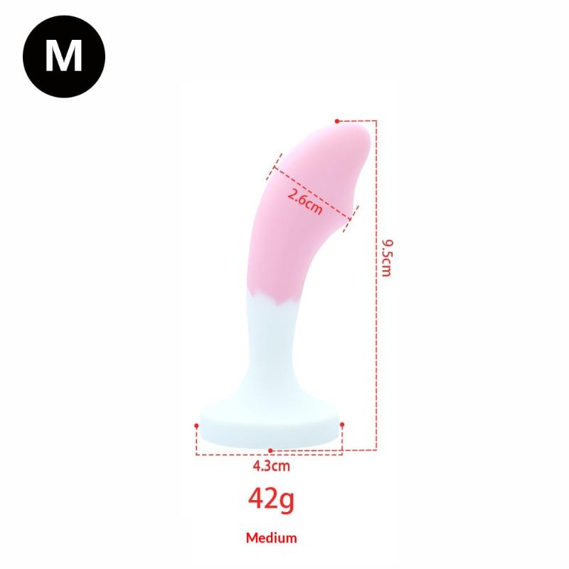 Silicone Anal Dilatancy Dildos Adult Sex Toys Anal Plug G-point Massage Gem Crystal Base Butt Plug Anal Masturbation Stimulator