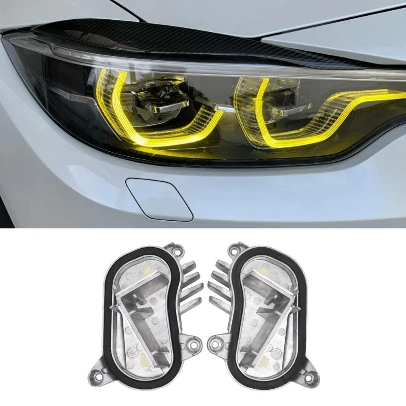Светодиодные модули ДХО желтого цвета для BMW M3 M4 F36 F32 F82 F33 LCI 430i 440i 420i 2018-2020 Неадаптивный головной свет Дневные ходовые огни