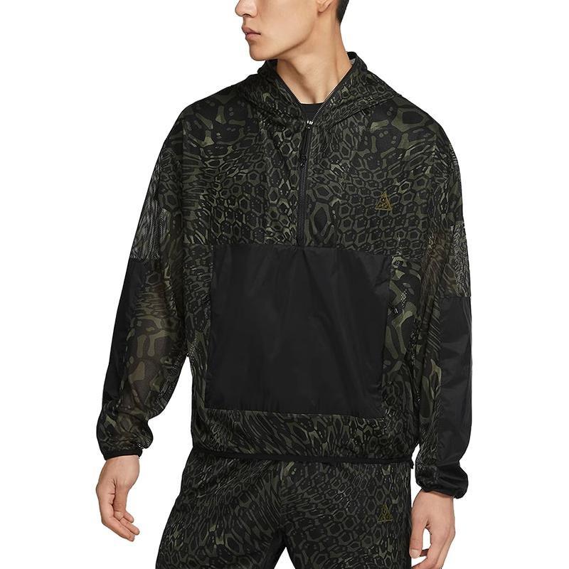 Nike ACG Горнолыжная куртка с капюшоном и половинной молнией, комбинированная DB4090-355
