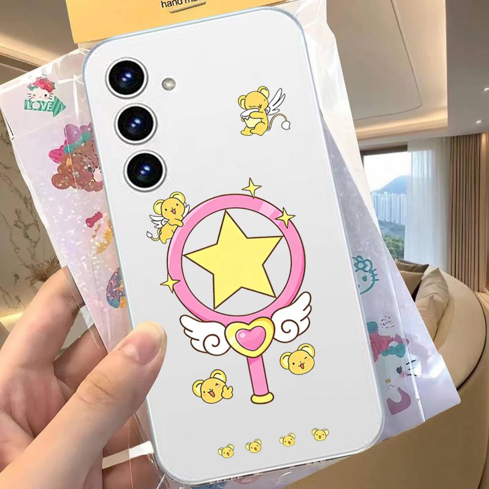 Cute C-Cardcaptor Sakura-s For Samsung Galaxy A52 A12 A51 S21 Edge S22ULTRA S23 S20LITE Plus Ultra Transparent Cover