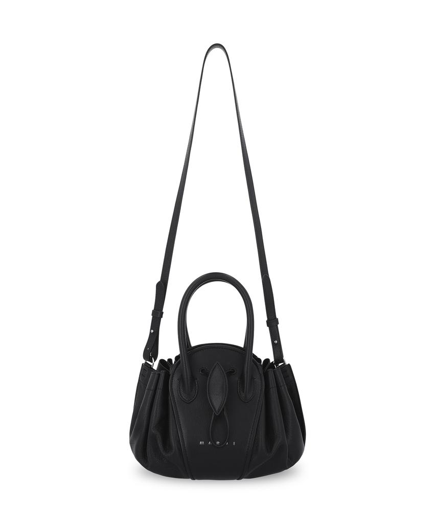 Marni Tulipia Small Shoulder Bag - Black / Sbmp0223A0P871000N99