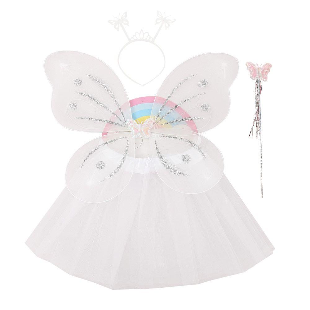 4 шт./компл. юбка-пачка принцесса костюм наборы переодевание фея крыло девушки