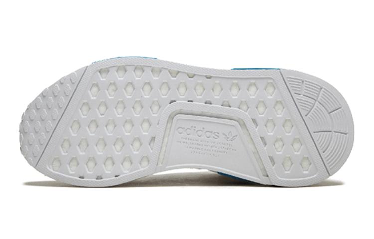 adidas NMD R1 Cloud White Bright Blue Молодежные AQ1785