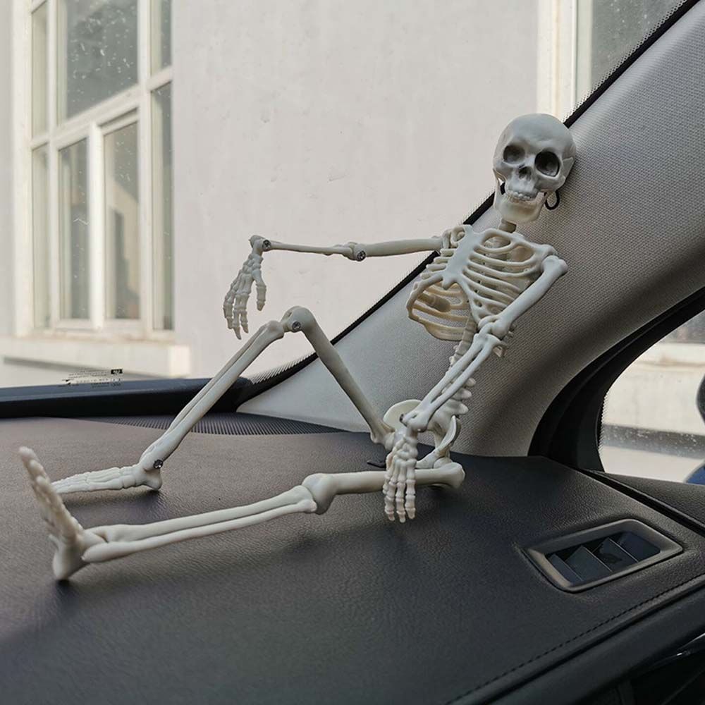 accessories Biology teaching Skeleton model Human Bones Halloween props Car Rearview mirror pendant