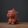 Guochao Pixiu Zisha Tea Pet Ornament - Creative, Cute, and Wealth-Attracting Tea Table Decoration