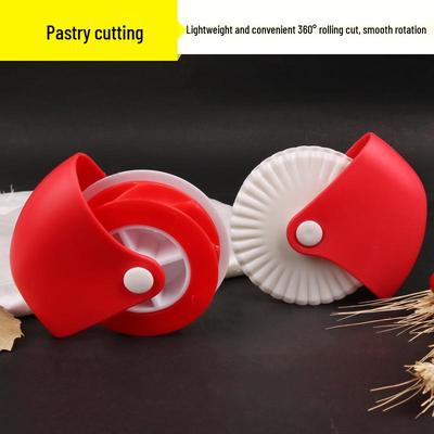 Колесо для защипывания теста и ролик для нарезки теста - Креативный инструмент для выпечки